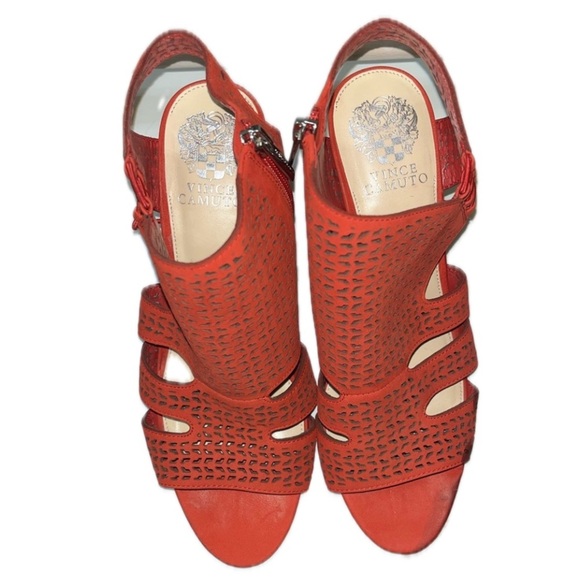 Vince Camuto Esten, Cherry Red Size 9.5M - Picture 1 of 12